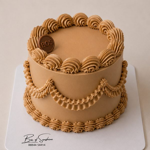 Mango w Chocolate Ganache Cake