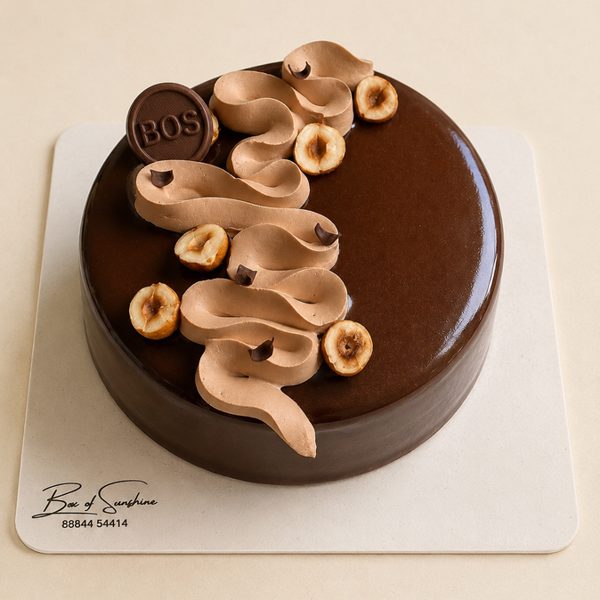 Belgian Chocolate w Hazelnuts Cake