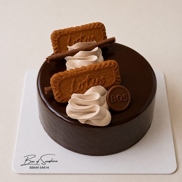 Belgian Chocolate Lotus Biscoff Cake